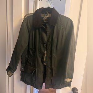 Barbour Classic Olive Beadnell Wax Jacket